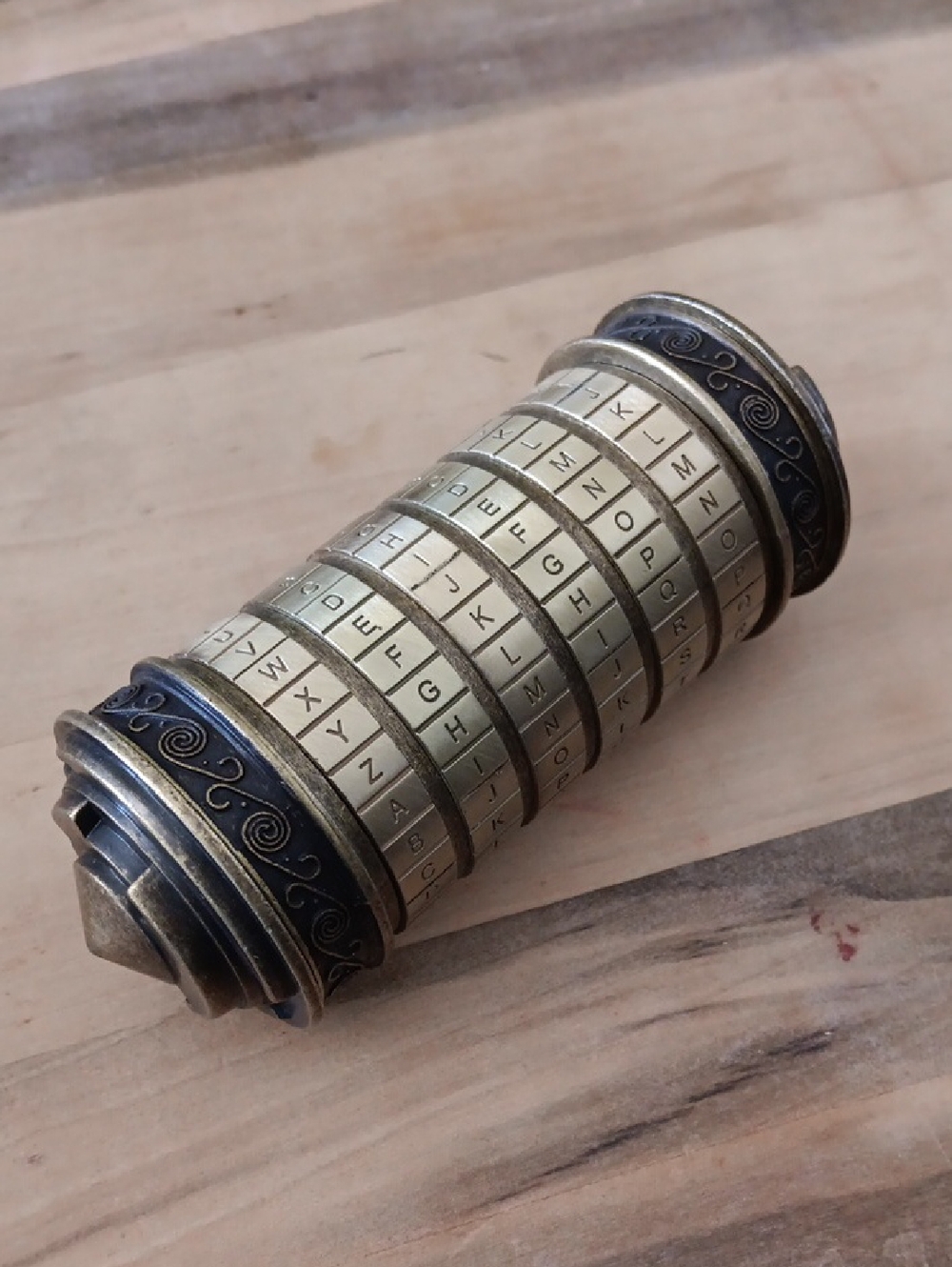 Brass Mini CEYPTEX Decoder Cylinder - Made Of Brass Quite heavy